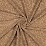 Towelling Fabric Stretch leopard print  – light brown,  thumbnail number 3