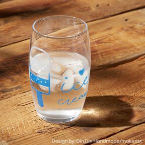 Vinyl film - Colour changes when cold Din A4 – transparent/blue, 