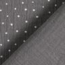 Double Gauze/Muslin Polka Dots – slate grey/white,  thumbnail number 4