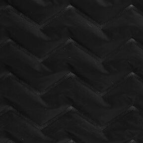 Quilted Fabric Peachskin Chevron | Katia Fabrics – black, 