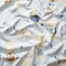 Decor Fabric Cotton Twill Bunny in Dreamland Digital Print – baby blue/denim blue,  thumbnail number 2