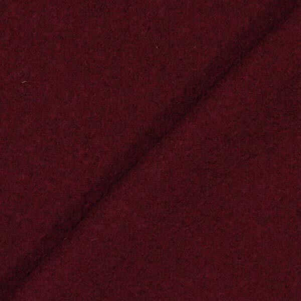 Fulled woollen loden – burgundy,  image number 3