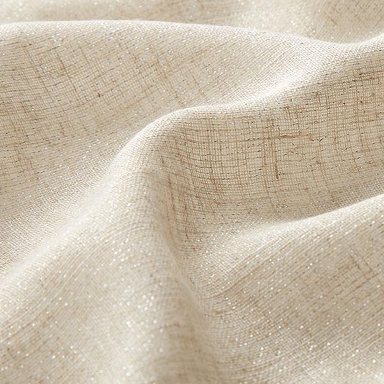 Decor Fabric Voile Lurex – natural/silver,  image number 3