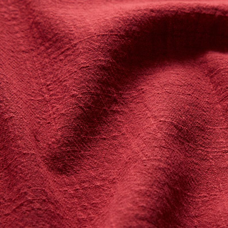 Linen look cotton fabric – terracotta,  image number 2