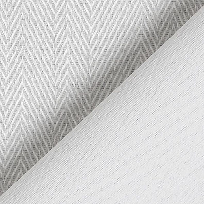 Blackout fabric Herringbone – white,  image number 4