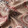 Decor Fabric Jacquard elegant mandala – dark taupe/burgundy,  thumbnail number 2