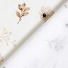 GOTS Cotton Jersey Watercolour flowers & branches digital print – white/light brown,  thumbnail number 4