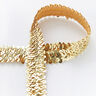 Elastic sequin trim [30 mm] – gold,  thumbnail number 1