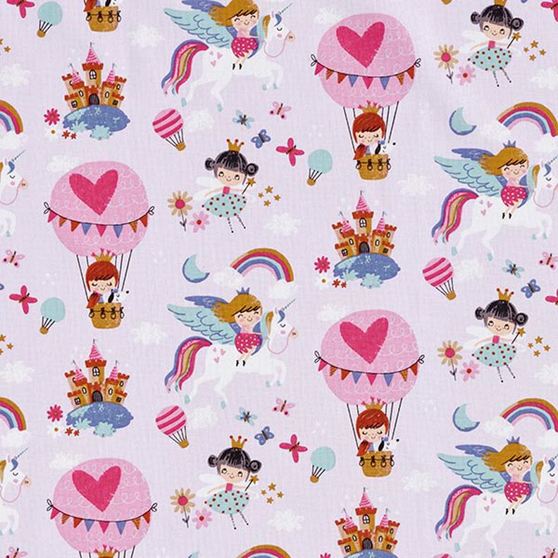 Cotton Cretonne princess – pastel violet,  image number 1