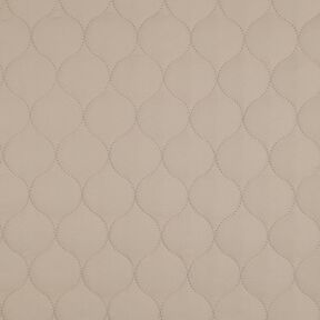 Quilted Fabric Circle Print | Poppy Fabrics – dark beige, 