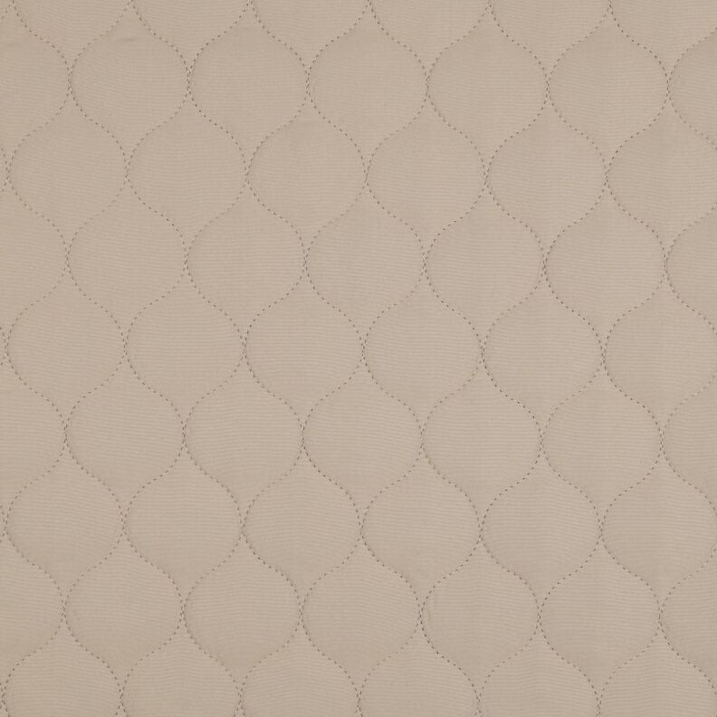 Quilted Fabric Circle Print | Poppy Fabrics – dark beige,  image number 1