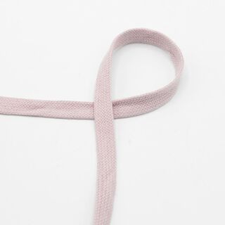 Flat cord Hoodie Cotton [15 mm] – light dusky pink, 