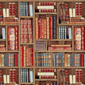 Bookshelf Tapestry Jacquard – brown, 