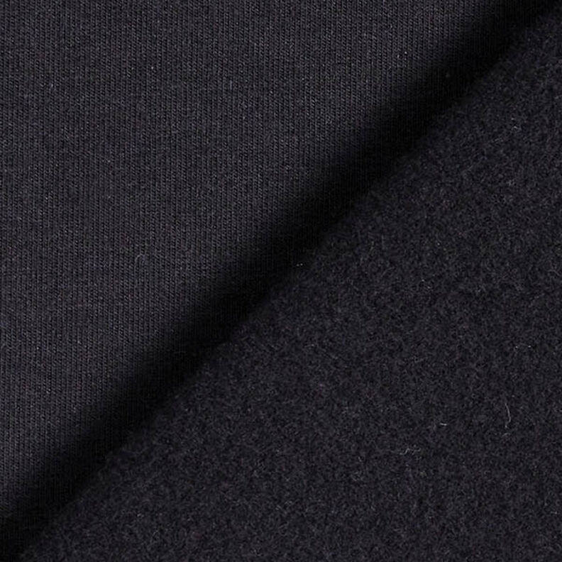 Brushed Sweatshirt Fabric Premium – black,  image number 3