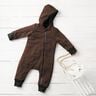 Fulled woollen loden Mottled – dark brown,  thumbnail number 9