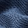 Mini Cotton waffle jersey Plain – denim blue,  thumbnail number 3