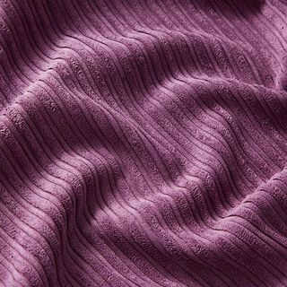 Wide corduroy, plain irregular ribbed – lilac, 