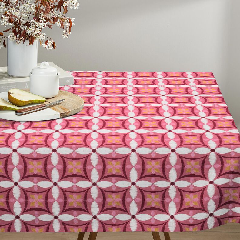 Decor Fabric Canvas Embroidery look large – pink/ivory, image number 7