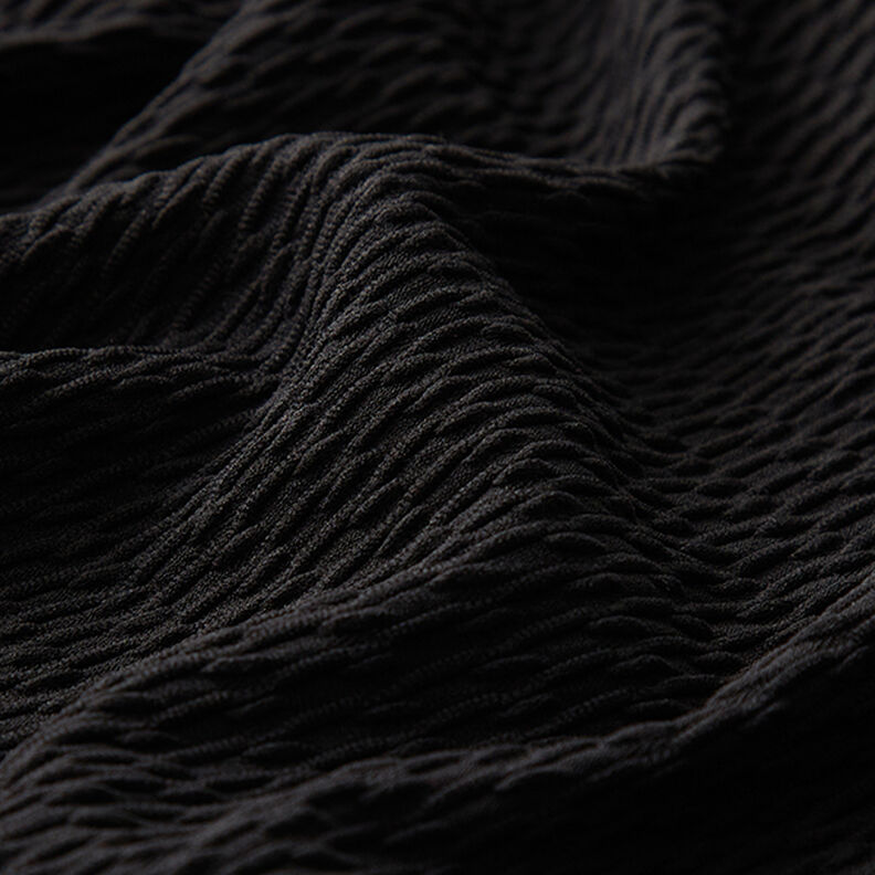 Fine Crochet Pattern Knit – black,  image number 2
