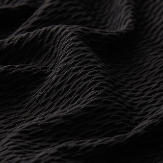 Fine Crochet Pattern Knit – black, 