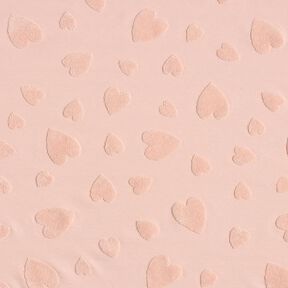terry cloth jersey hearts – rosé, 