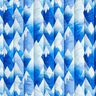 Quilted Fabric Mountains – royal blue/white,  thumbnail number 1