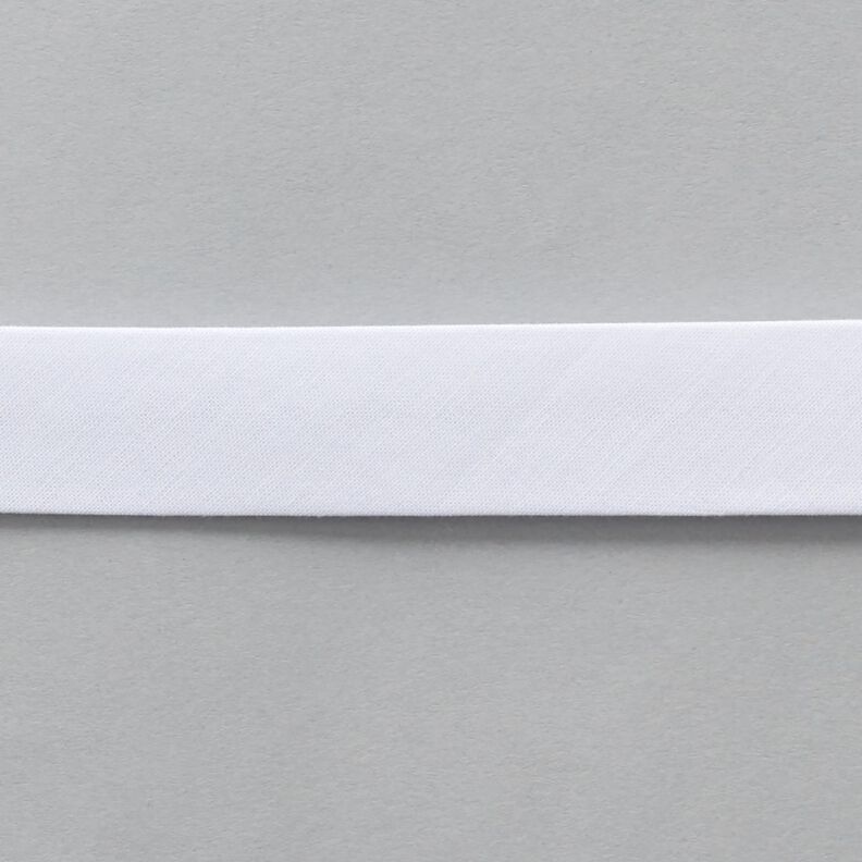 Bias binding Organic cotton [20 mm] – white,  image number 1