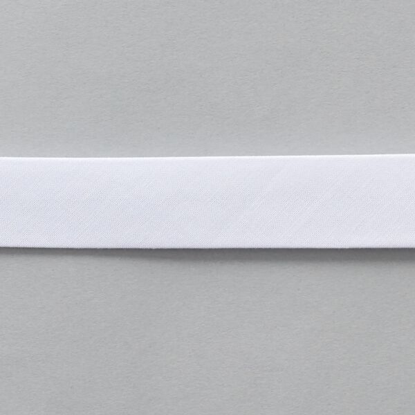 Bias binding Organic cotton [20 mm] – white,  image number 1