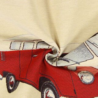 Tapestry Piece Red Bulli VW, 