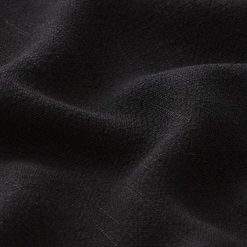 Soft viscose linen – black,  image number 3