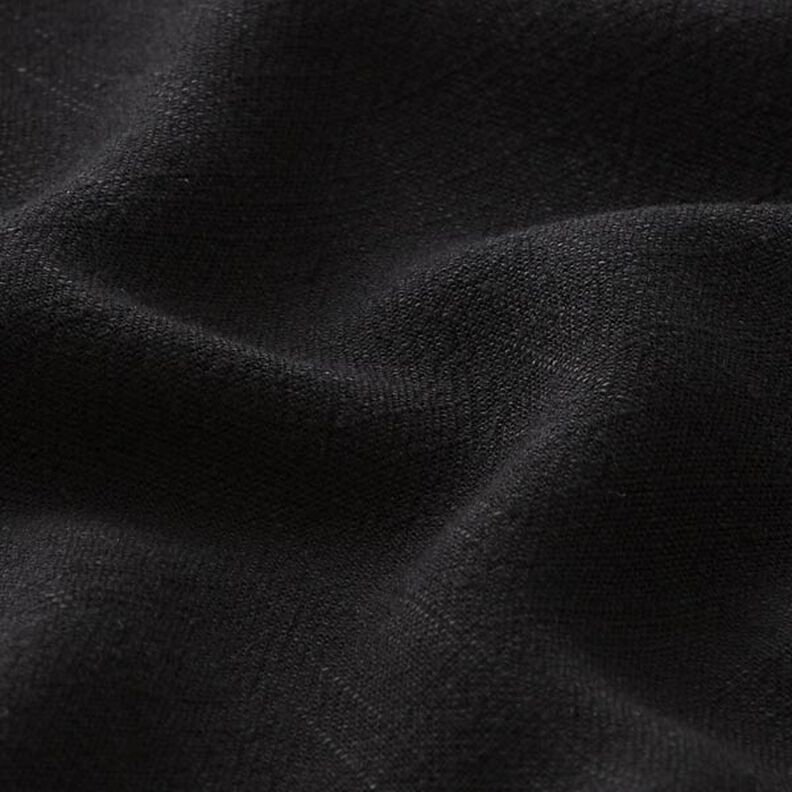Soft viscose linen – black,  image number 3