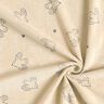 terry cloth jersey little birds – almond,  thumbnail number 3
