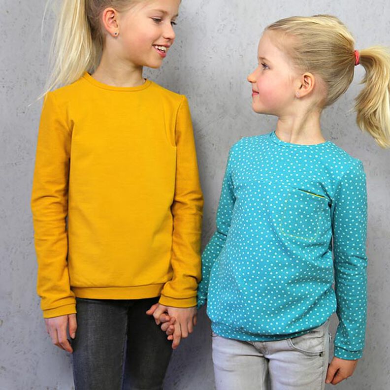 BENTE - jumper with breast pocket, for children, Studio Schnittreif  | 86 - 152,  image number 3