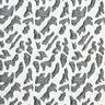 Knit jacquard abstract leopard print pattern – white,  thumbnail number 1