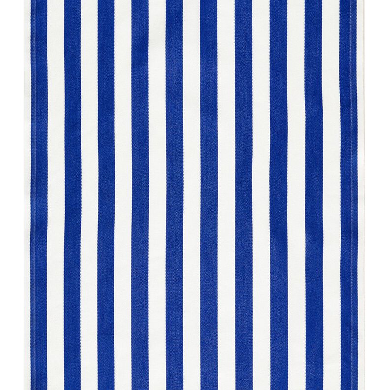 Outdoor Deckchair fabric Longitudinal stripes 44 cm – royal blue/white,  image number 1