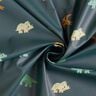 Raincoat Fabric happy dinosaurs Digital Print – granite,  thumbnail number 4