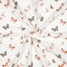 Double Gauze/Muslin pretty butterflies Digital Print | Poppy Fabrics – ivory/peach orange,  thumbnail number 3