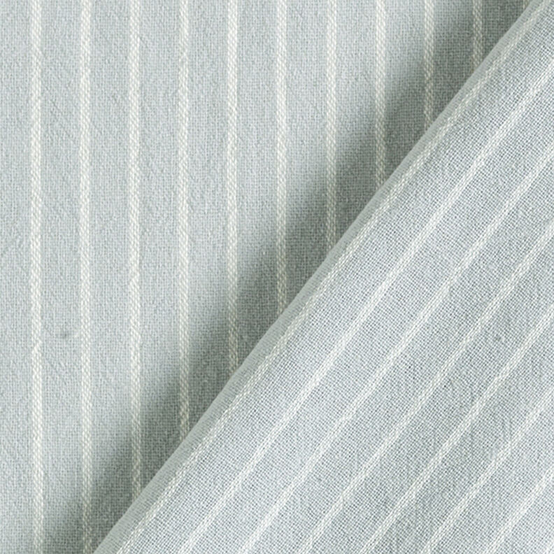 Blouse Fabric Cotton Blend wide Stripes – grey/offwhite,  image number 4