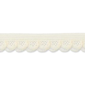 Elasticated Ruffle [15 mm] – offwhite, 