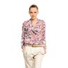viscose fabric graphic flowers and leaves – offwhite/dark dusky pink,  thumbnail number 5