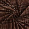 Glen Plaid Velvet Jersey – chestnut/black,  thumbnail number 3