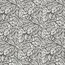 Viscose Linen Blend foliage – offwhite/black,  thumbnail number 1