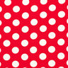 Crepe Weave polka dots [2.5 cm] – red,  thumbnail number 1