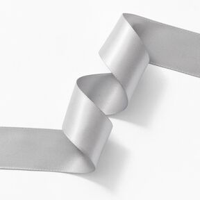 Satin Ribbon [25 mm] – light grey, 