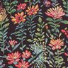 Decor Fabric Tapestry Fabric Small flowers – black,  thumbnail number 9