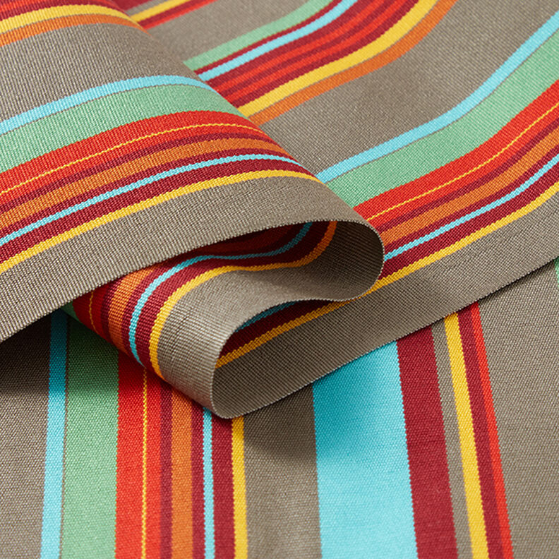 Outdoor Deckchair fabric Longitudinal stripes 45 cm – grey,  image number 2