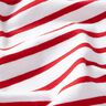 Narrow & Wide Stripes Cotton Jersey – white/red,  thumbnail number 2