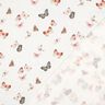 Double Gauze/Muslin pretty butterflies Digital Print | Poppy Fabrics – ivory/peach orange,  thumbnail number 4