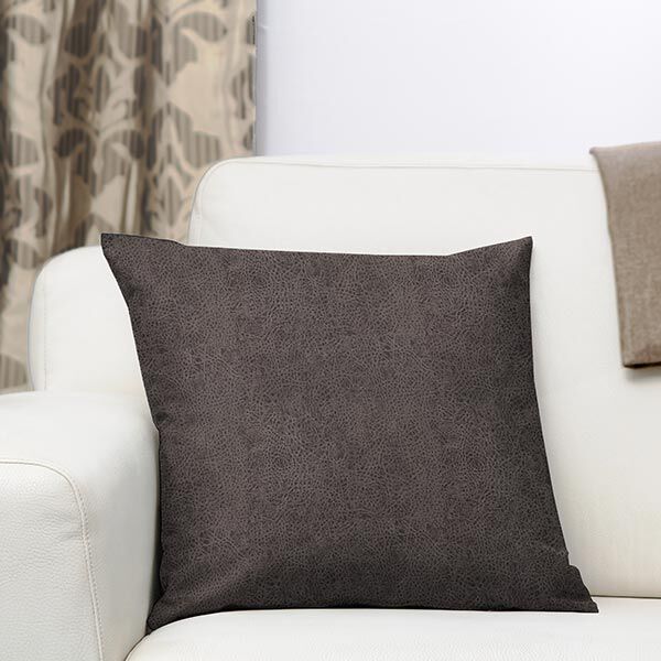 Upholstery Fabric Imitation Leather – dark grey,  image number 7