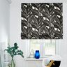 Decor Fabric Panama elegant leaves – black/natural,  thumbnail number 6